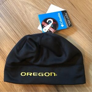 NWT Columbia Omni-heat ski cap beanie U of Oregon Ducks